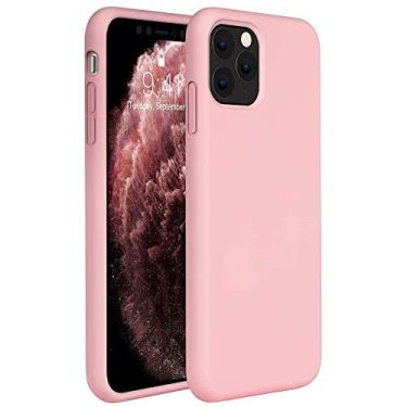 Imagem de Capa Tpu Fosca Para Iphone 11 Pro Max com Tela de 6.5Polegadas - Capinha Case De Proteção Ultra Fina Slim Material Silicone Foscovv (Pink)