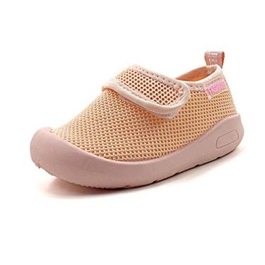 Imagem de Tênis infantil Z-T FUTURE – Tênis infantil de malha respirável e leve para caminhada, corrida, praia, piscina, Q-pink, 7.5 Toddler