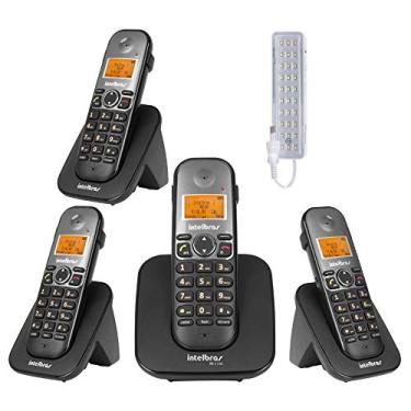 Imagem de Telefone sem fio TS 5120 + 3 Ramal TS 5121 Intelbras bina