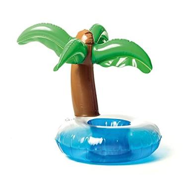 Imagem de Bóia Inflável De Piscina Porta Copo Lata - Coqueiro