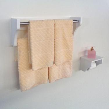Imagem de Kit Acessórios Para Banheiro Conjunto 2 Peças Porta Toalhas Papel Higi