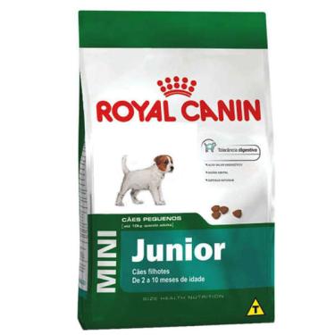 Ração Royal Canin Mini Junior para Cães Filhotes de Raças Pequenas de 2 a 10 Meses de Idade - 2,5 kg