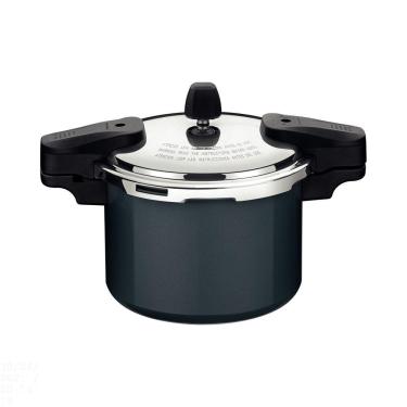 Imagem de Panela de Pressão Tramontina Torino em Alumínio com Revestimento Interno e Externo Cerâmico Verde Petróleo 20 cm 4,5 L Tramontina