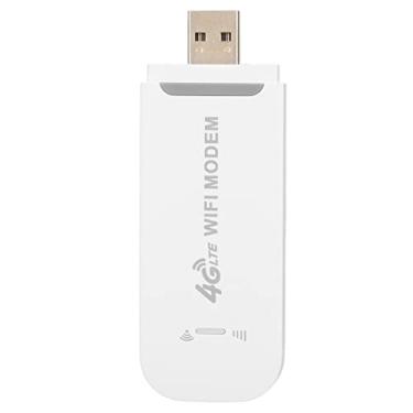 Imagem de Roteador Sem Fio 4G LTE, Roteador de Modem WiFi USB Portátil Com Slot para Cartão SIM Hotspot de Viagem Portátil de Alta Velocidade, até 150 Mbps Suporta 10 Usuários