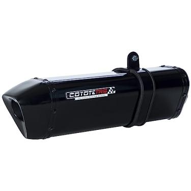 Imagem de Escape/Ponteira Coyote TRS Tri-Oval em Alumínio - XR Tornado 250 ano 2007/2008 - Preto/Black