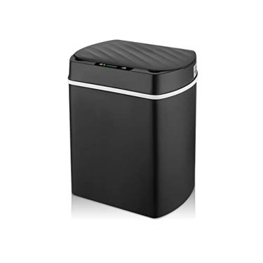 Imagem de Lixeira Com Sensor Automático, Lata De Lixo Para Cozinha, Banheiro, Preto, 13l,Concord12
