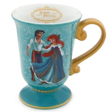 Imagem de Disney Store Disney Fairytale Designer Coleção Princesa Ariel e Príncipe Eric Caneca: The little Mermaid Coffee Cup