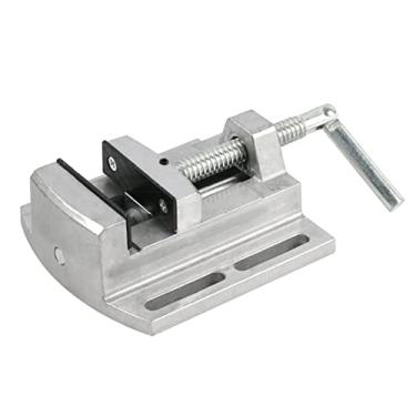 Imagem de Torno de prensa de broca miniatura de precisão multifuncional fresadora de bancada broca de torno de bancada luminária de trabalho x eixo Y ajuste de mesa de coordenação de broca prensa de broca mesa fixa para carpintaria (cor: amarelo)