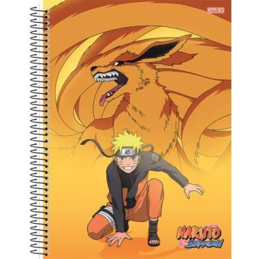 Imagem de Caderno Escolar Espiral Universitário Anime Naruto Capa Dura 1 Matéria