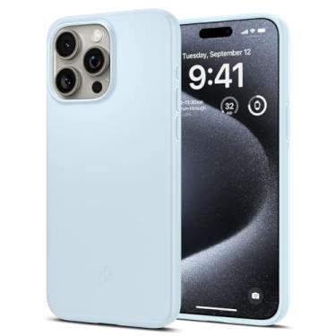 Imagem de Capa Spigen para iPhone 15 Pro, ajuste fino projetada para Apple iPhone 15 Pro - azul mudo