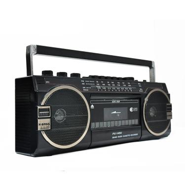 Imagem de RáDio Toca-Fitas, Mp3 Player EstéReo, Alto-Falante Retrô Com RáDio AM/FM/SW, Suporta Entrada TF/USB, Estilo CláSsico Dos Anos 80, Para ReuniõEs Familiares E Viagens