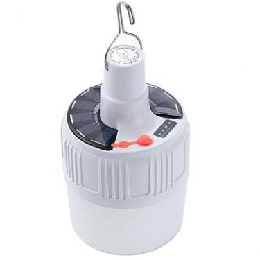 Imagem de Lâmpada De Emergência Portatil Solar C- Bateria Para Acampamento Pesca