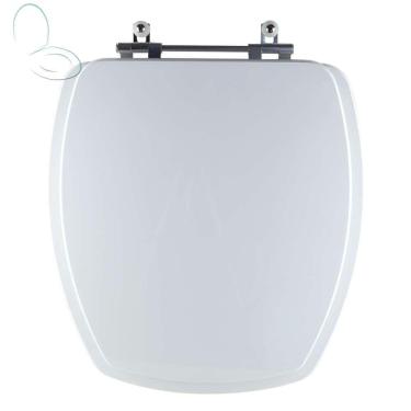 Imagem de Assento Sanitário Tampa De Vaso Branco Resina Poliester Thema Para Bacia Incepa
