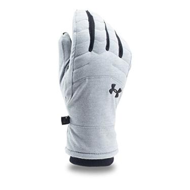 Imagem de Under Armour Luvas acolchoadas masculinas reactor, cinza verdadeiro mescla (025)/preto, médio