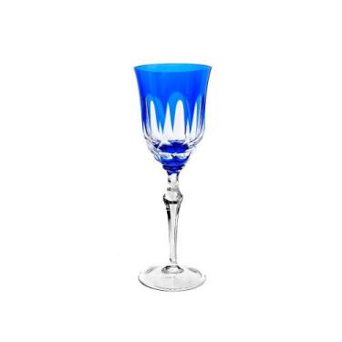 Imagem de Taça Vinho Tinto Em Cristal Strauss Overlay 237.055 350ml Azul Escuro