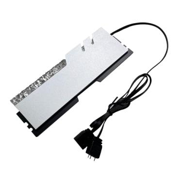 Imagem de Conjunto de coletes de memória RAM para DDR3 DDR4 DDR5 Mudança para Trident Z Neo Royal Light Guide Bar Strip Brilliant Glow ARGB Controlável Branco