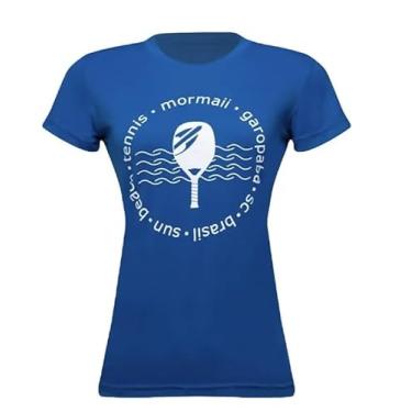 Imagem de Camiseta Feminina Manga Curta Beach Tennis Sun Turquesa - Mormaii G