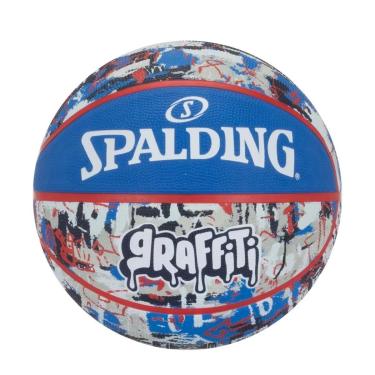 Imagem de BOLA SPALDING GRAFFITI AZUL VERMELHO-Unissex