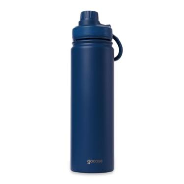 Imagem de Garrafa Térmica Gocase Fresh Inox Parede Dupla Isolada À Vácuo 650ml - Azul Marinho