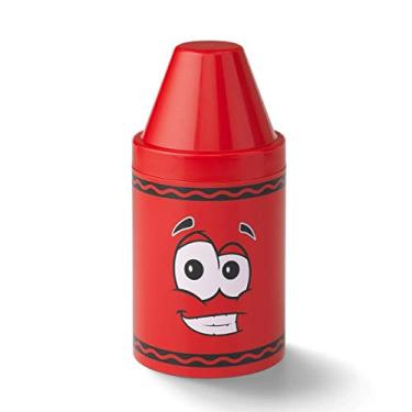 Imagem de Crayola – Caixa de armazenamento de personagens com ponta colorida, recipiente criativo para crianças de artes e artesanato, artigos de papelaria, pequenos brinquedos e lembranças - vermelho, crianças