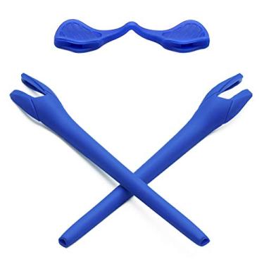 Imagem de Mryok Kit de substituição de ponteiras para óculos de sol Oakley Radar Série EV, Deep Blue, One Size