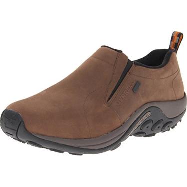 Imagem de Merrell Sapato masculino Jungle Moc impermeável sem cadarço, Marrom, 11.5