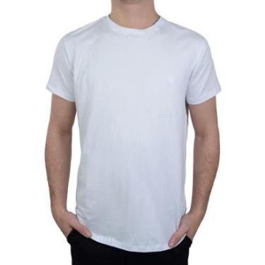 Imagem de Camiseta Masculina MC Olho Fatal Algodão Pima Branca - 40134-Masculino