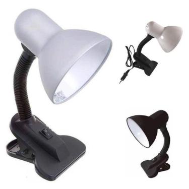 Imagem de Luminaria Estudo Articulavel Escritorio Quarto Mesa Presilha