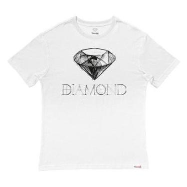 Imagem de Camiseta Diamond Blue Print Oversize Masculina-Masculino