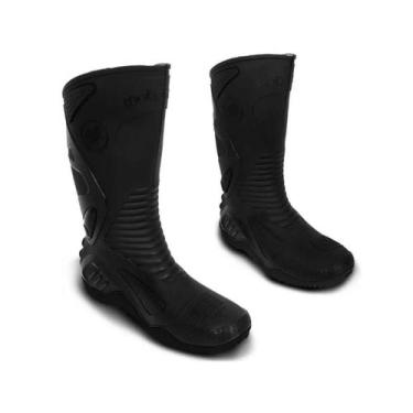 Imagem de Bota Chuva Impermeável Moto Motociclista Motoboy Motoqueiro - Bracol, 