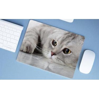 Imagem de Mouse Pad Emborrachado Personalizado Gatos Cat Felino - Deluzz, Grande