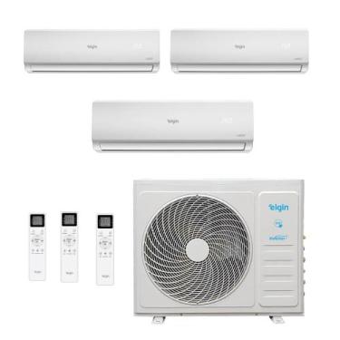 Imagem de Ar Condicionado Tri Split Hi Wall Inverter Elgin Total Plus 27000 BTUs