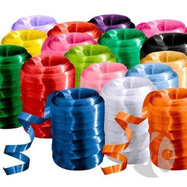 Imagem de Kit Rolo Fitilho PTC/10 Sortido - 5mm x 50m - EmFesta - Bela Industria