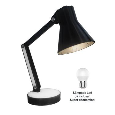 Imagem de Luminaria Articulada Mesa Abajur Escritório Estudo Quarto - Marx greg 