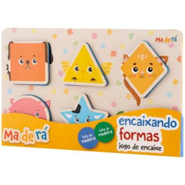 Imagem de Brinquedo de Encaixar Maderá Encaixando Formas - Toyster Brinquedos 6 