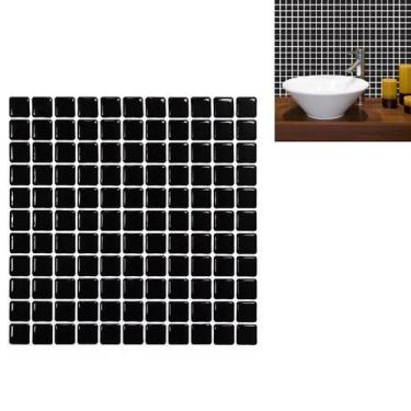 Imagem de Pastilha Adesivo Revestimento Parede Cozinha Banheiro 25x25 - Chinatow