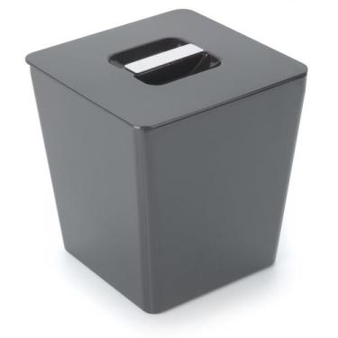 Imagem de Lixeira 5l quadrada cinza neo - forma utilidades
