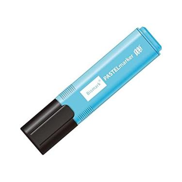 Imagem de Marca Texto, Bismark, MT1801AAZ, Tons Pastel, 08 unidades, Azul