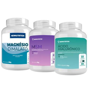 Imagem de Cuidados Femininos 60 Porções - Ácido Hialurônico + MSM + Magnésio Dim