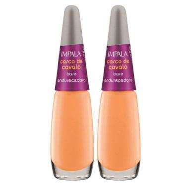 Imagem de Kit 2 Base para Unha Impala Casco de Cavalo Endurecedora com 7,5ml