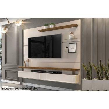 Imagem de Painel Para Tv Greco Até 55 Polegadas Off White/demolição - Dj Móveis