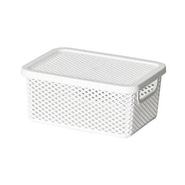 Imagem de Caixa Organizadora com Tampa 26 CM Linea - Paramount 3, Branco