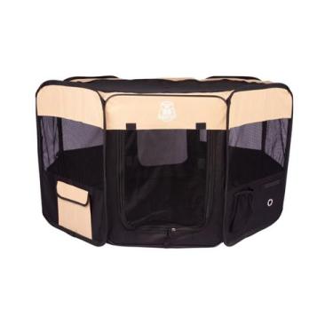 Imagem de Cercadinho Pet Dogfly Playhouse Tamanho P 97cm De Diâmetro - PRETO