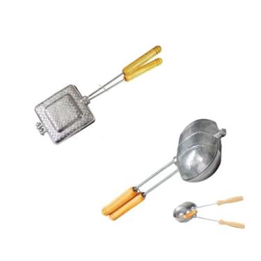 Imagem de Kit Sanduicheira Tostex Misto Quente e Pão Frances de Fogão - MK