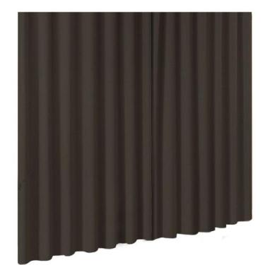 Imagem de Cortina Voil 3,00m X 2,5m Com Forro Blecaute P/trilho Suiço - Chrisney