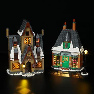Imagem de MENZAVA LED Light Set Compatible with 76388 Hogsmeade Village Visit Harry Potter Building Blocks Model - Model Set NOT Included