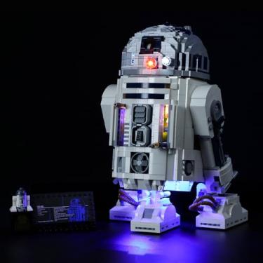 Imagem de MENZAVA LED Light Set Compatible with 75308 R2-D2 Building Blocks Model - Model Set NOT Included