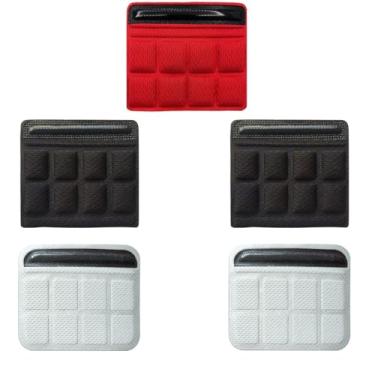 Imagem de YehVeh Pacote com 5 almofadas de substituição universal de espuma macia para skate, ciclismo, esqui, scooter, capacetes de motocicleta, snowboarding, meio capacete