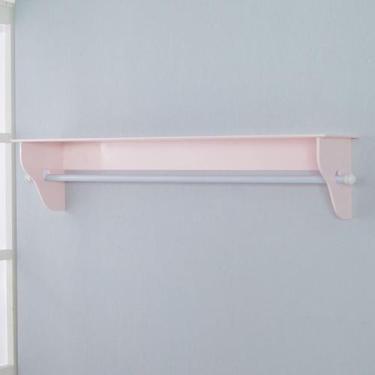 Imagem de Prateleira Porta Fraldas com varão 60cm - Várias cores - era uma vez b