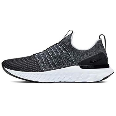 Imagem de Nike React Phantom Run Fk 2 Running Shoe Mens Cj0277-003 Size 8 Black/White